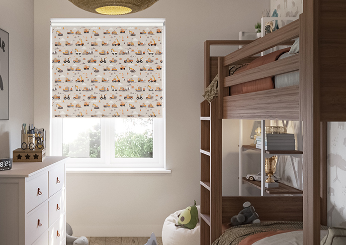 Tool Time, Grey - Twist&Fit Roller Blind - Image 3